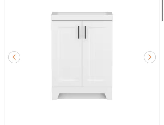 Bath Vanity - White - 24"