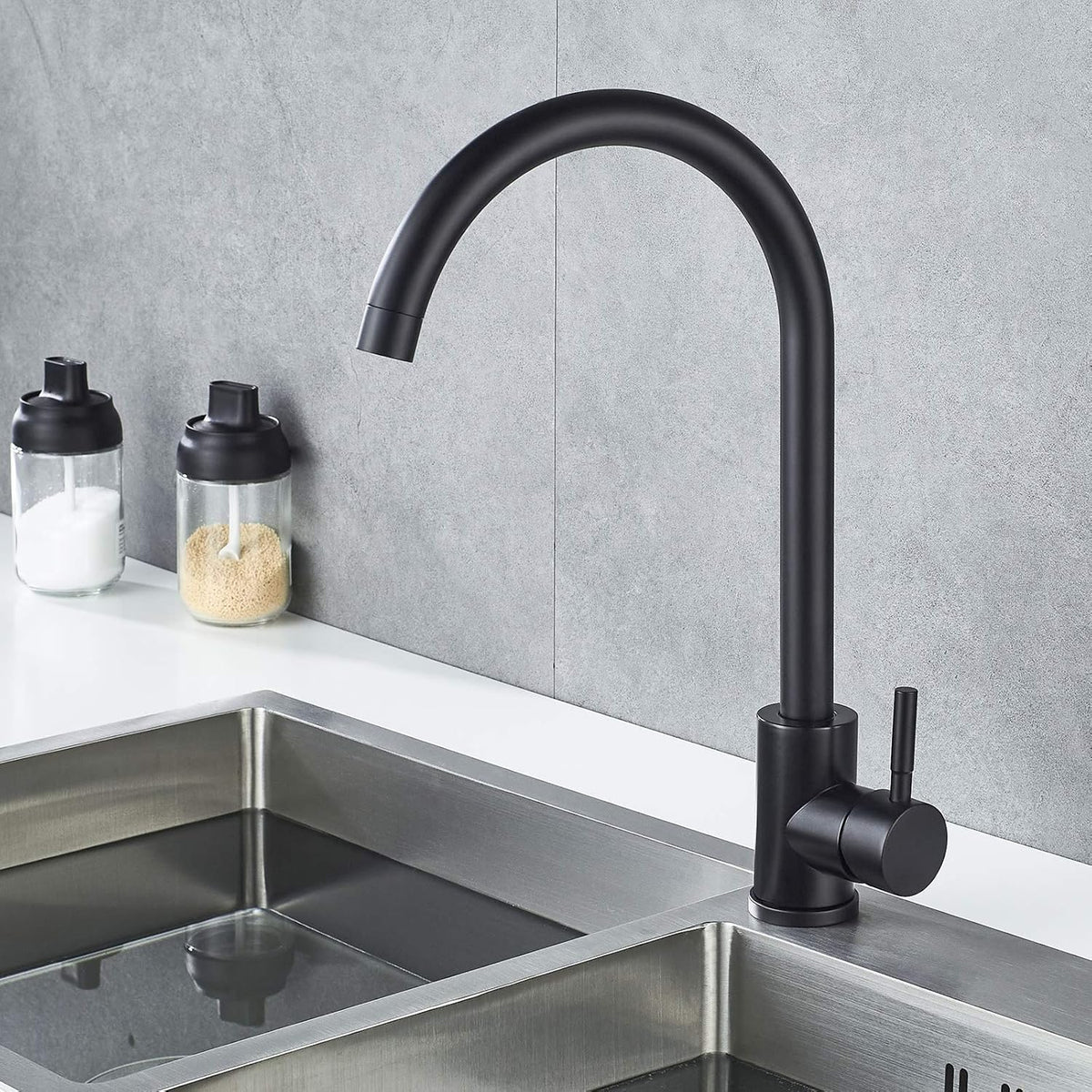 Kitchen Faucet - Matte Black