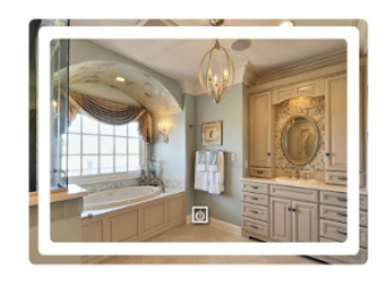 LED Mirror - Size Option 18"- 60" - 18"