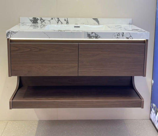 Bath Vanity - Walnut (LED) - 32"